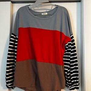 Umgee Gray Casual Top